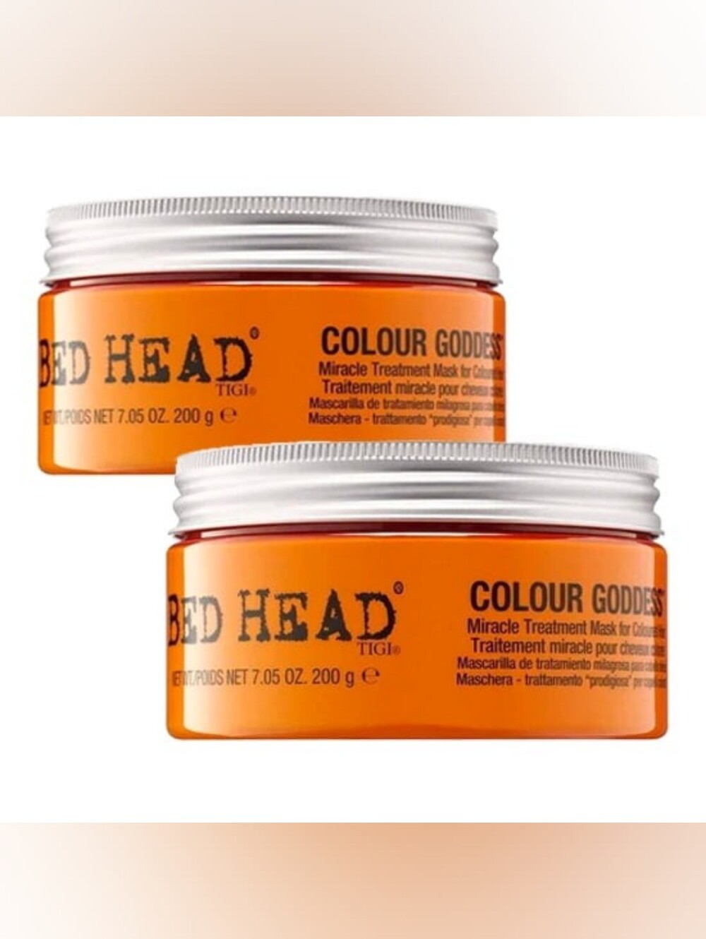 Bed Head Colour Goddess Miracle Treatment Mask - BUNDLE OF 2